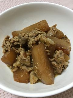 ごちそうスープ大根と牛肉の韓国風