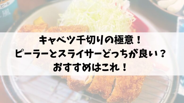 とんかつ屋さんのようなキャベツの千切りを作れる「貝印 匠創 キャベツスライサー」Rinのシンプルライフ