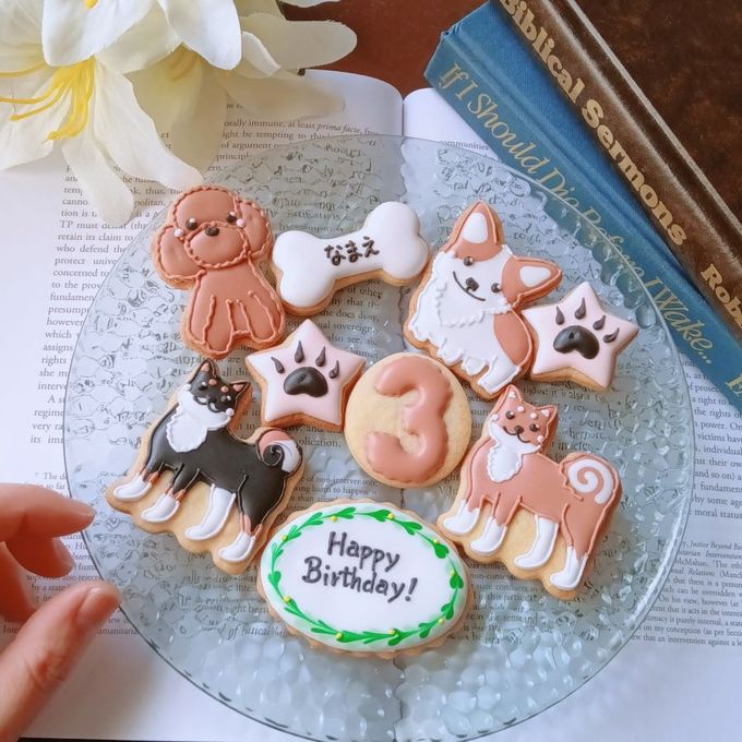 誕生日・推し活 ポップテディベアのバースデーアイシングクッキーセット セミオーダー - Francesca von SweetsminnebyGMOペパボ 国内最大級のハンドメイド・手作り通販サイト