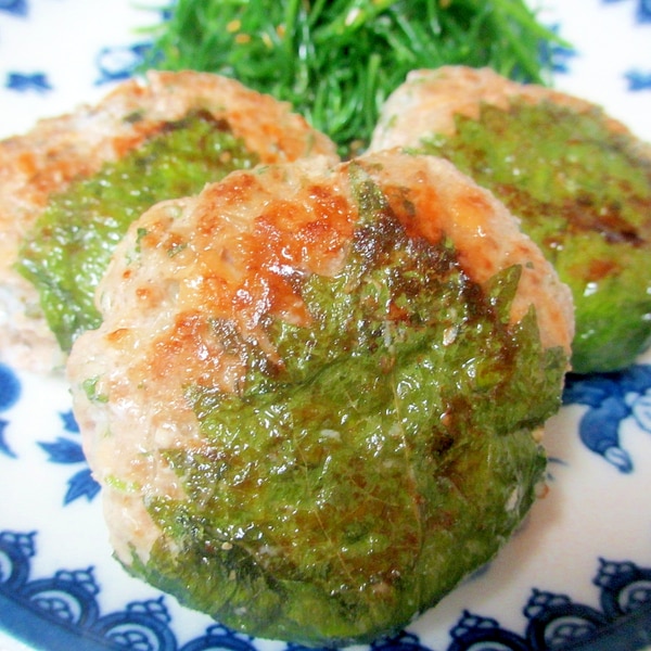 ご飯に合う♪ 塩つくねの大葉巻き