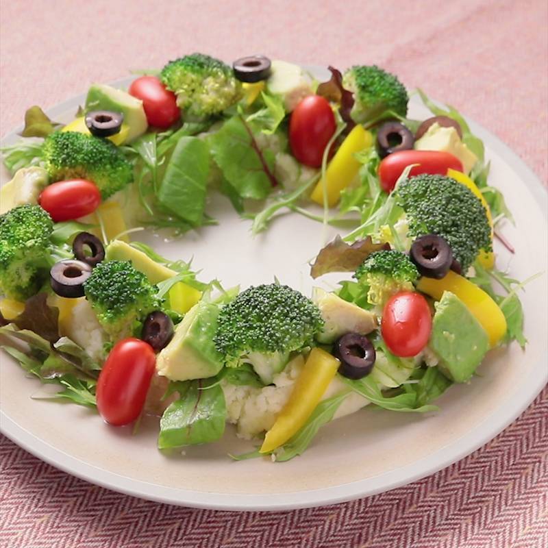 クリスマスパーティーにピッタリのサラダをつくろう！調整さん