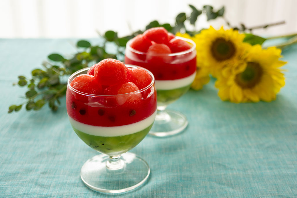 レンジで簡単♪ 爽やか夏空ゼリ