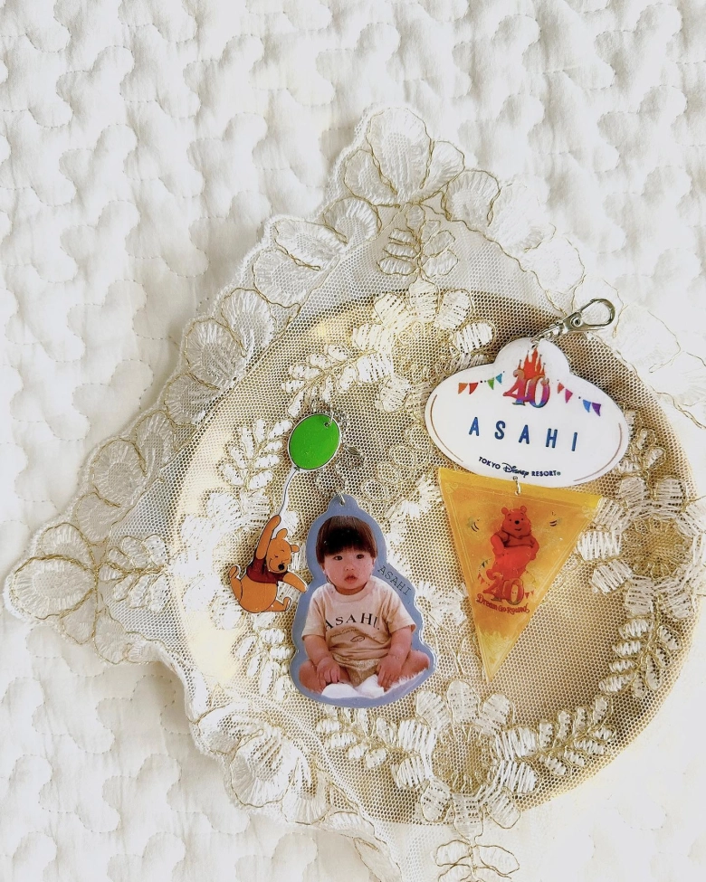 ダイソーのフォトキーホルダーをプレゼントに♪台紙は捨てずにフル活用&あんふぁん