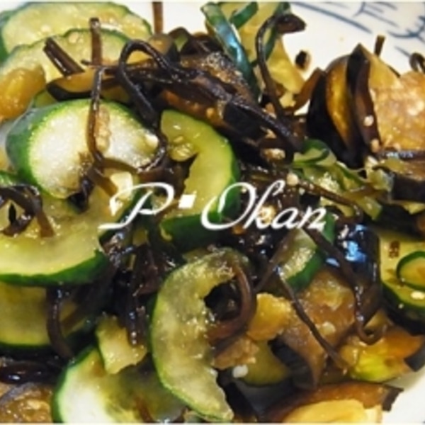 きゅうりの塩昆布和え