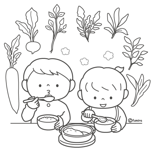 七草がゆイラスト無料イラスト・フリー素材なら「イラストAC」