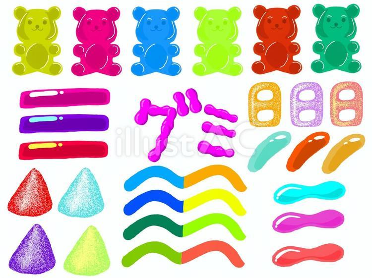 グミのような可愛いシーサーのイラストPHOTOM