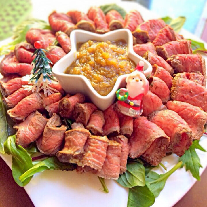 ローストビーフの切り方と盛り付けのコツ