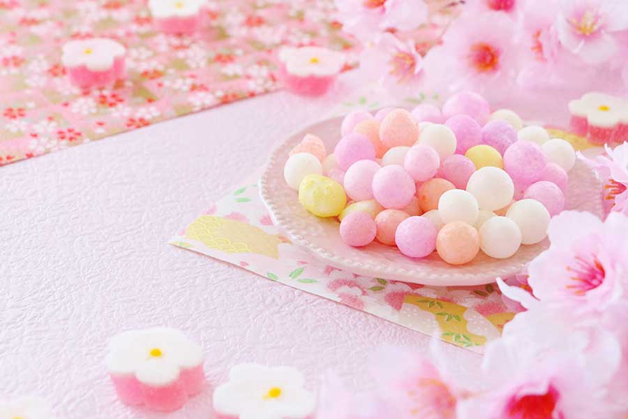 雛あられ ひなあられひな祭り雛祭り和菓子お菓子和菓子の老舗 東京 六本木・麻布 青野総本舗