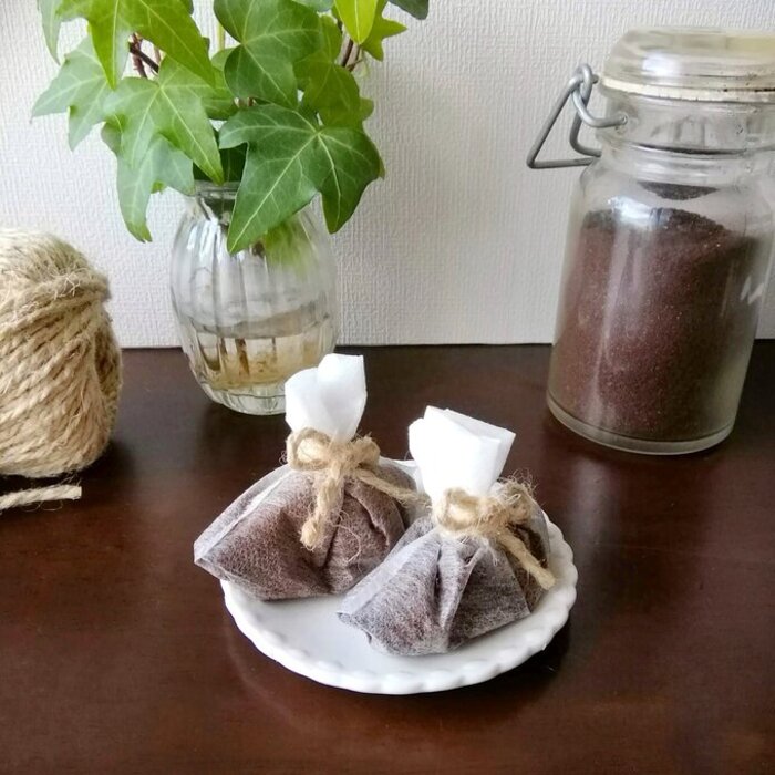 コーヒー豆かすを再利用★消臭剤の作り方