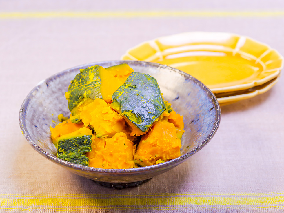 簡単！ 冷凍かぼちゃの煮物