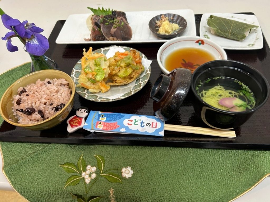 平成27年5月号 『端午の節句の献立』高の原中央病院