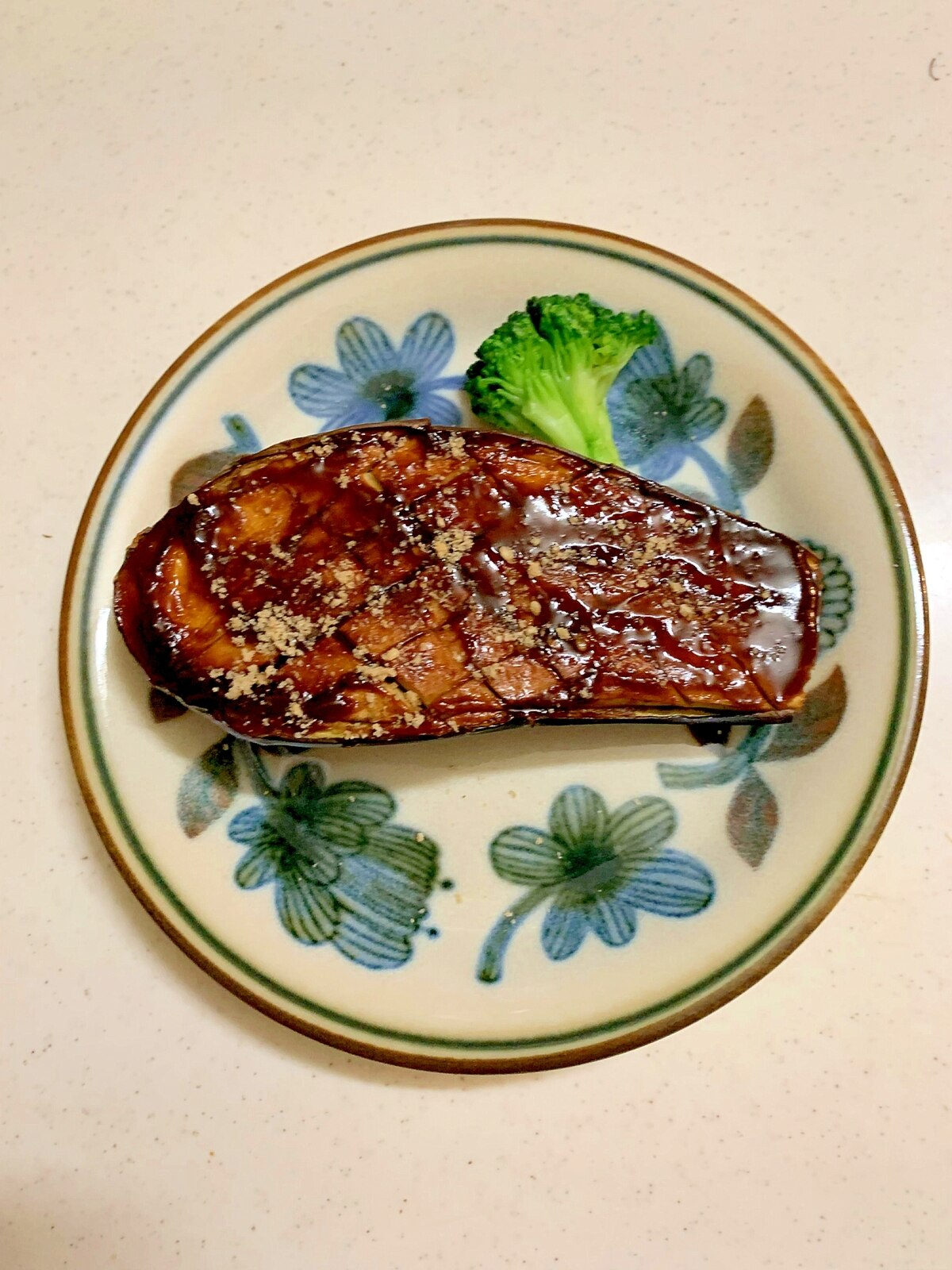 魚焼きグリルで！米茄子のジューシーミートグラタン