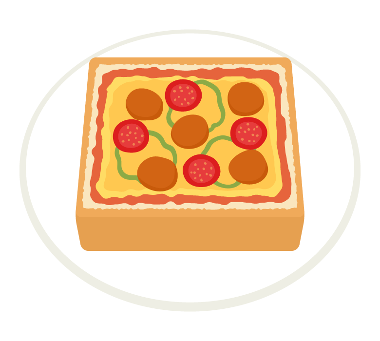 かわいいピザとウサギイラスト画像とPSDフリー素材透過の無料ダウンロード - Pngtree