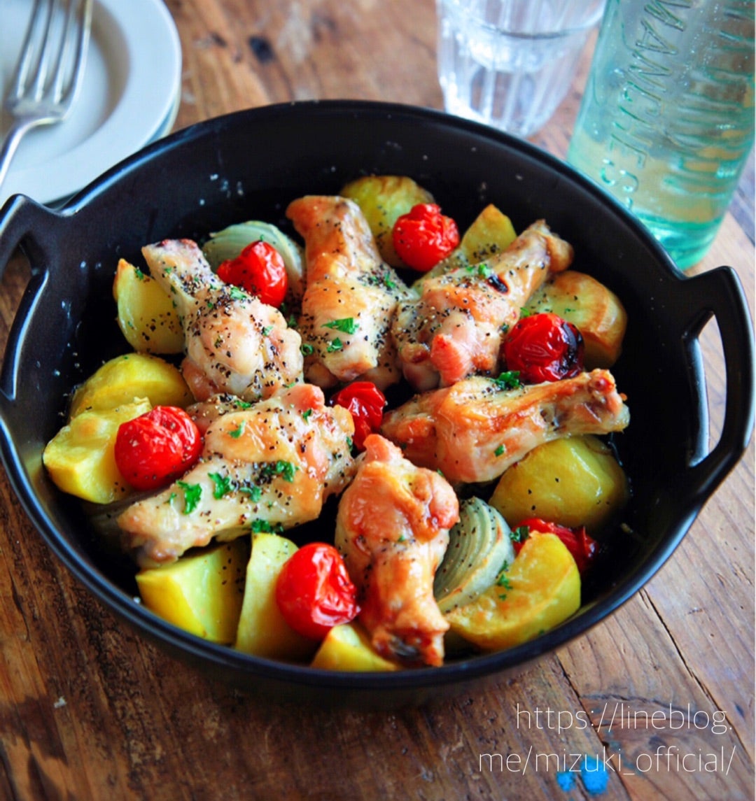 鶏手羽元のゴロゴロオーブン焼き