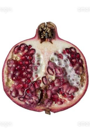 透明な背景に分離された半分のザクロの断面イラスト素材透過、PNGフリー画像ダウンロード - Pngtree