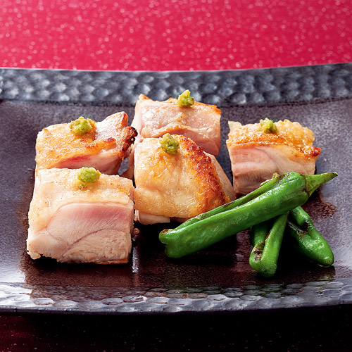 本格焼鳥のような味わいをオーブントースターで！「鶏もも肉のにんにく風味うま塩焼き」