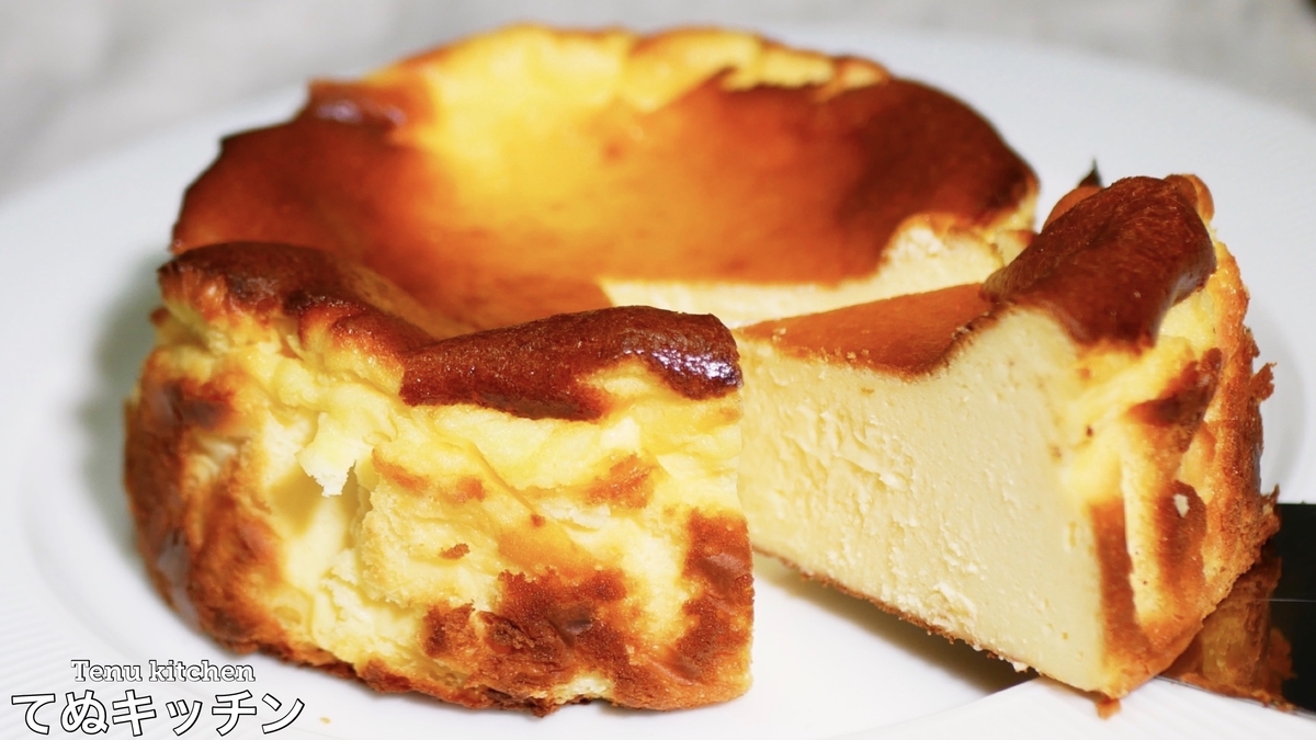 材料3つだけ！ 人気バスクチーズケーキの簡単レシピ♪