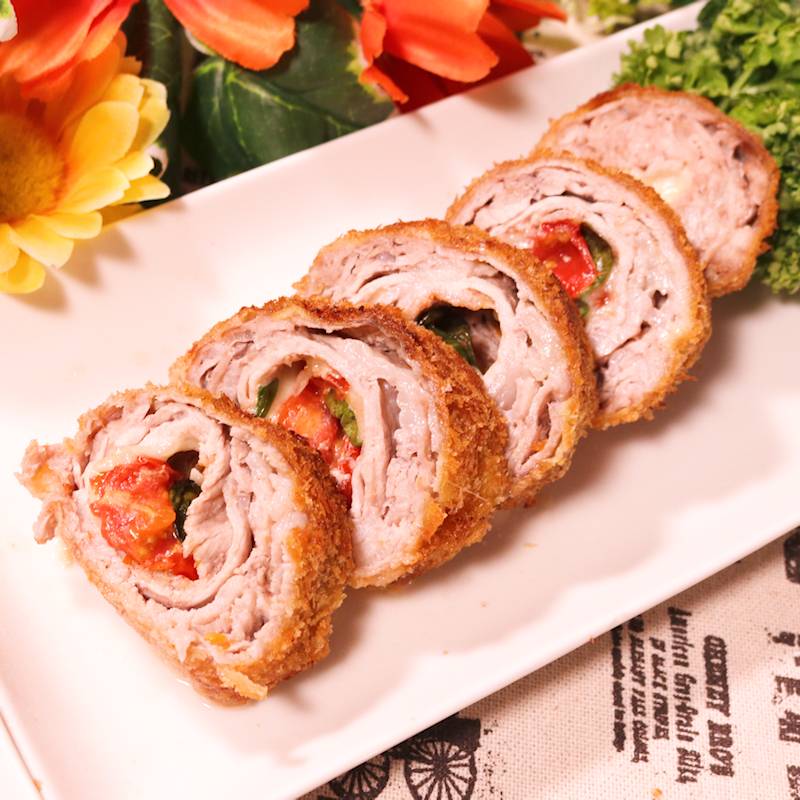 薄切り肉で豚バラかつ ミルフィーユかつ風