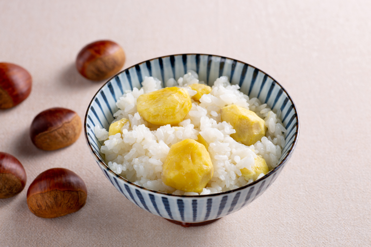 炊飯器で作る シンプル栗ごはん