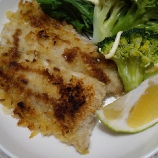 アジの香草チーズパン粉焼き