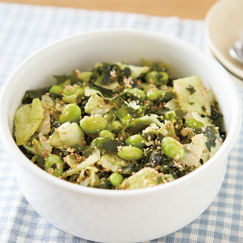 キャベツとワカメのさっぱり酢