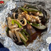 なすとエリンギのピザ風ホイル焼き&KAGOME