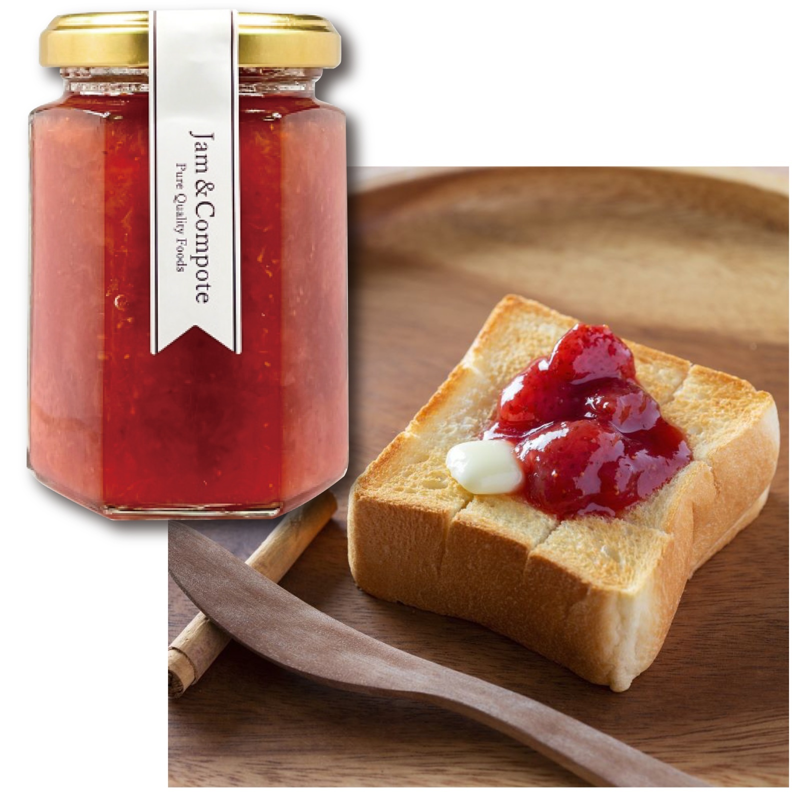 贅沢いちごジャム100g×2と梨コンポート100g×2のセット 冷蔵配送 _いちごジャム 梨コンポート セット 内容量 100g × 2袋 パウチフルーツ 本来 味 自家製 ジャム コンポート いちご 梨 果肉 ごろごろ レターパック配送 冷蔵配送 果実 果物 食品 加工品 グルメ お取り寄せ