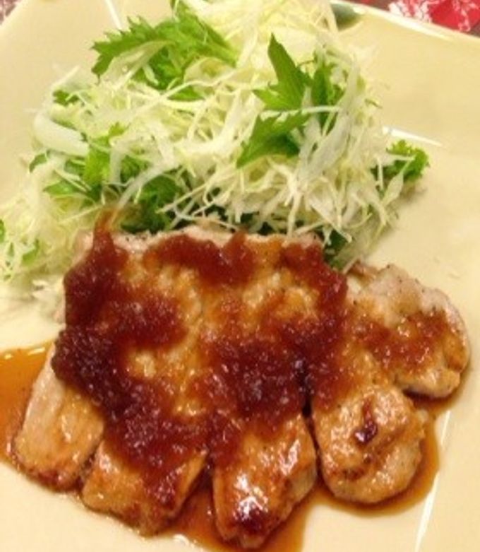 やわらかトンテキ☆玉ねぎソース