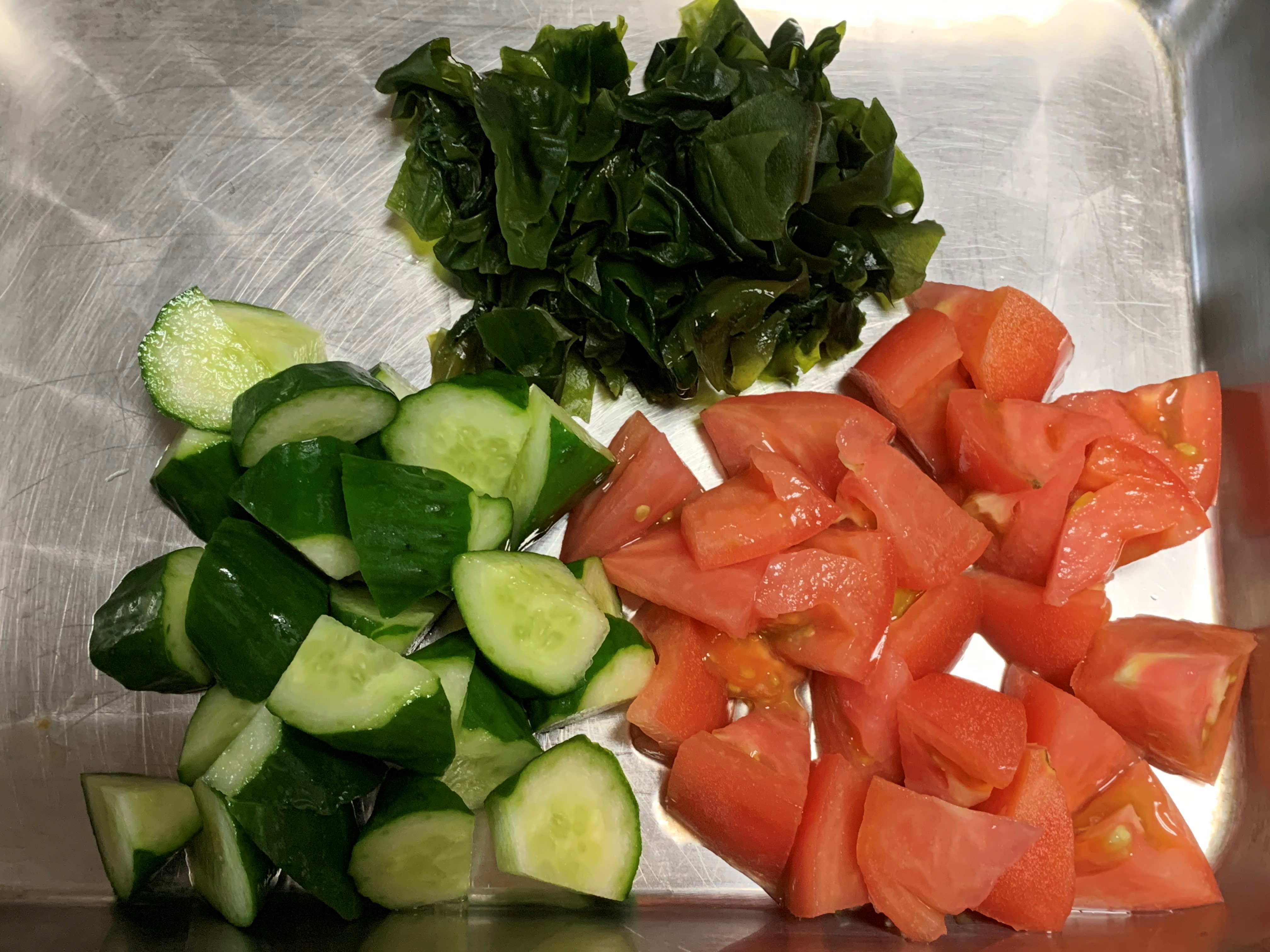 トマトときゅうりの白和えサラダ奥薗壽子のなべかまぺえじ