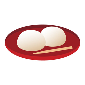 イチゴ大福 – イラストストック「時短だ」