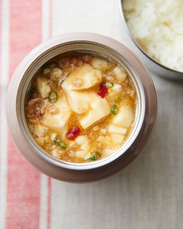 スープジャーで熱々！簡単「豚すき焼き」「目玉焼きご飯」2品弁当 - 朝時間.jp