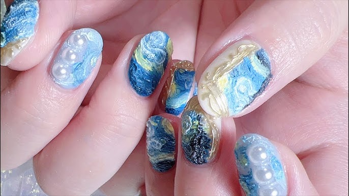 夏にぴったり！メロンソーダ＆レモネード風アシンメトリーネイル