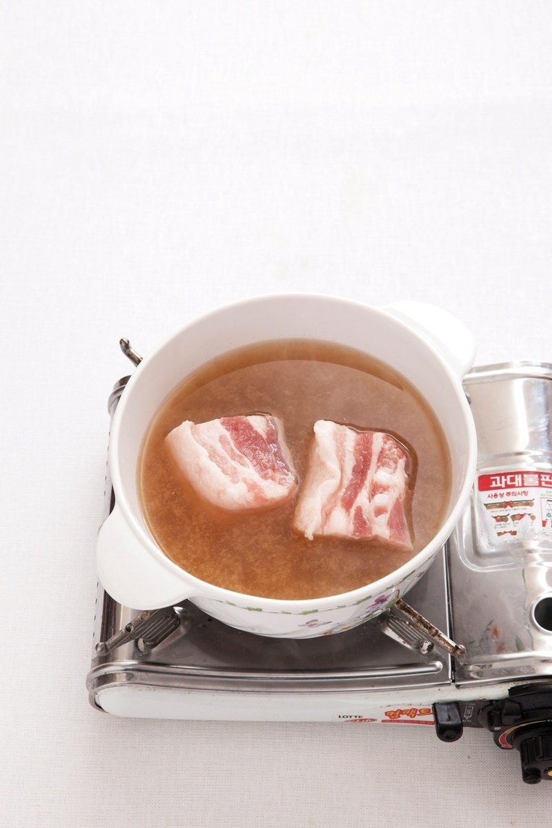 ゆで豚とジャガイモの中華炒め