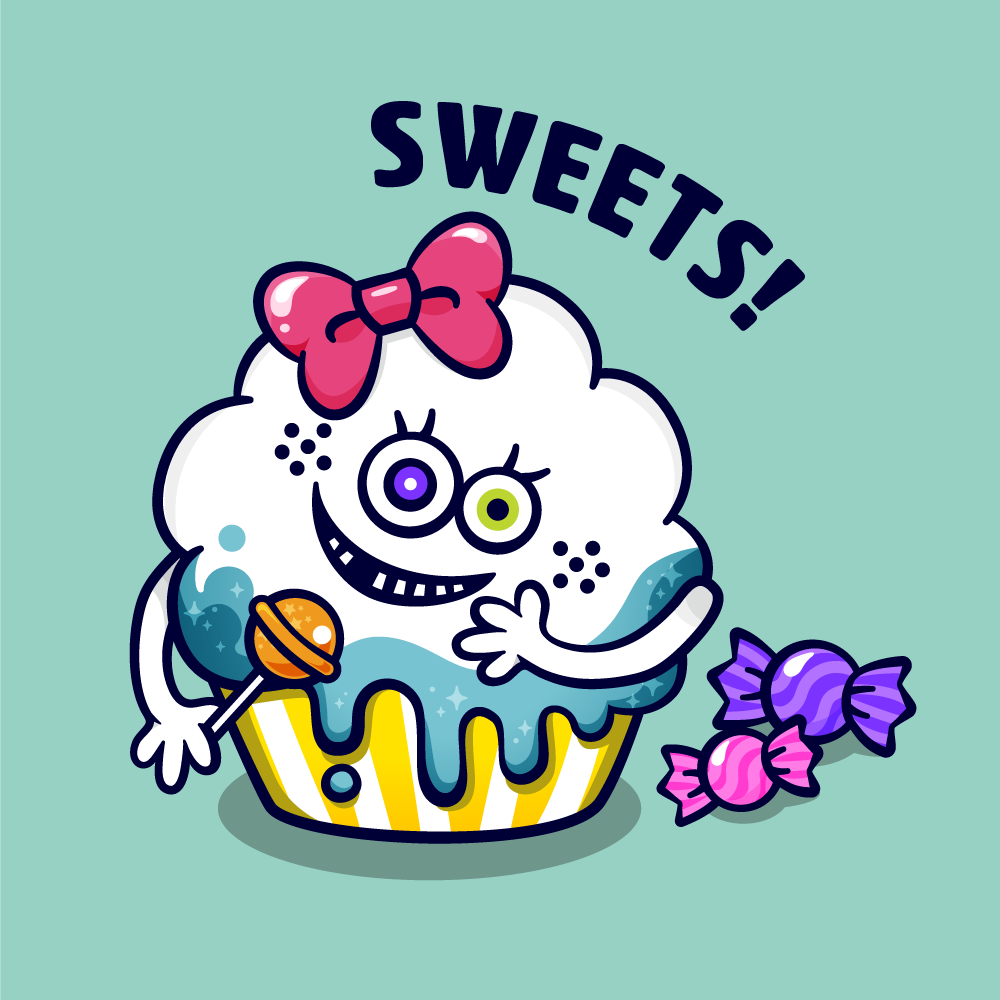 かわいいアイスクリームイラスト・フリー素材なら「シンテリ」