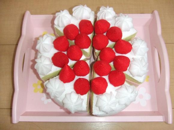 100均DIY フェルトで作るケーキ型BOX🎂cakebox