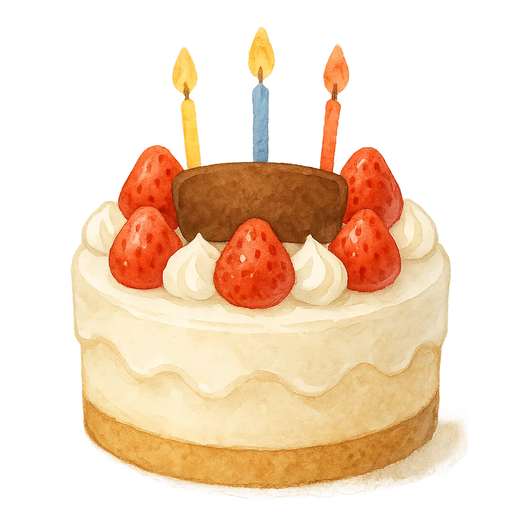 誕生日のイラスト「バースデーケーキ」かわいいフリー素材集 いらすとや