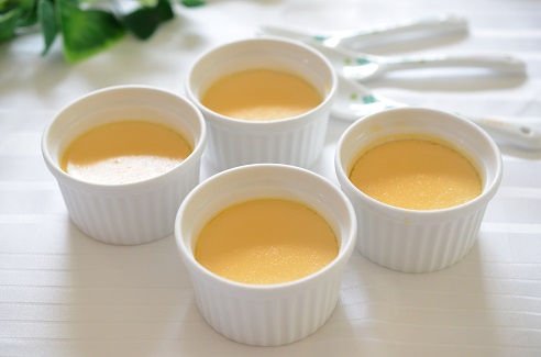 オーブンでつくる。「卵黄焼きプリン」のレシピセブンプレミアム公式
