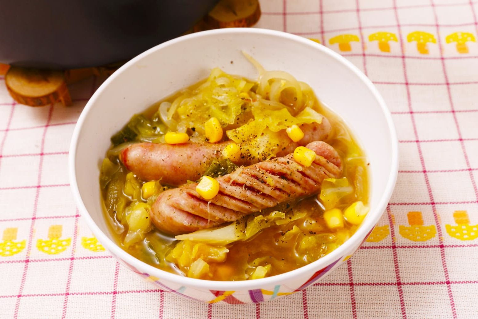 ケチャップが旨い🤭💖ウインナーとキャベツのケチャ炒め😋