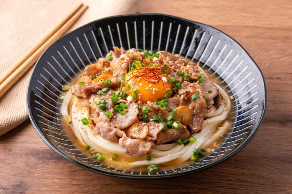 こってり濃厚！ めんつゆごま油うどん