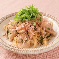 ポン酢醤油×麺つゆでさっぱり！九条ねぎともやしのおろし冷しゃぶうどん : kana-kitchen