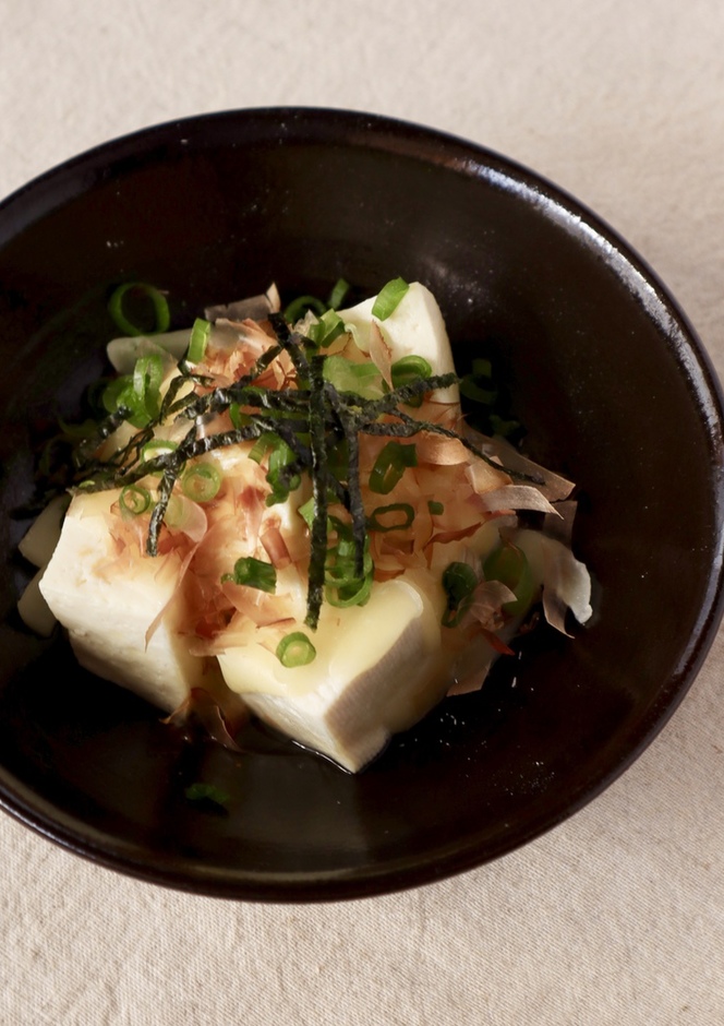 レンジで白だし高野豆腐