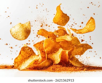 メモ用紙_イラスト_ポテチ・中身：イラスト無料