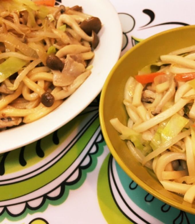 大人用の焼きうどんから取り分け離乳食♬ レシピ・作り方 by みぃゃんっ - 楽天レシピ