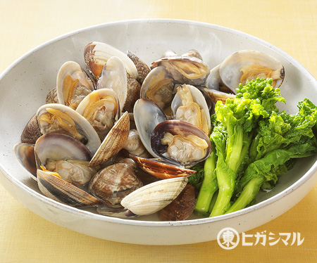 せいろで 春キャベツと春雨とあさりの酒蒸し