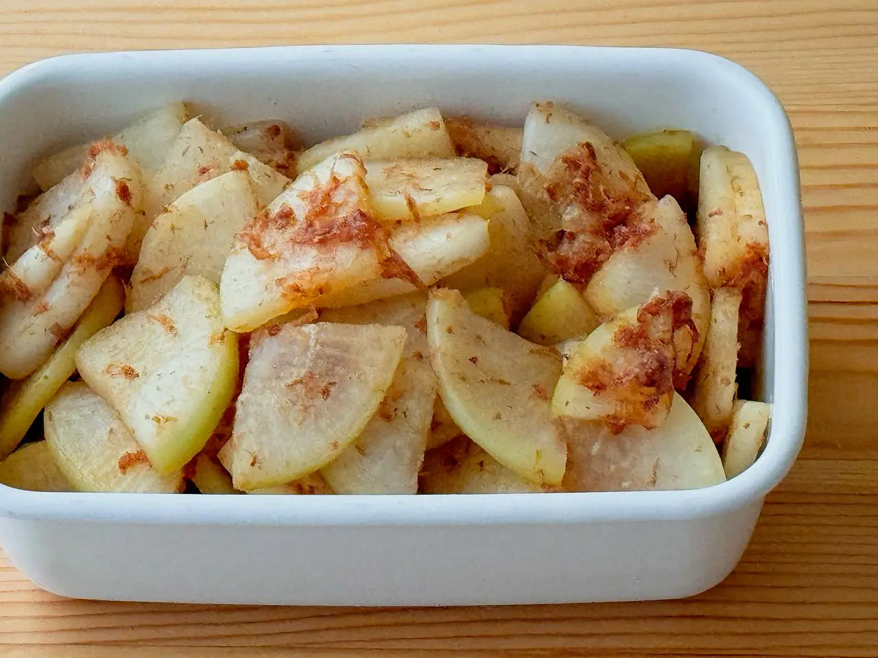 バタぽんで楽しむ！大根ステーキ