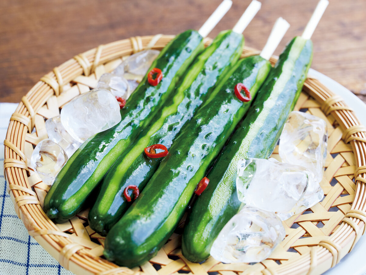切って漬けるだけ きゅうり1本漬け これからの季節にもってこい！おやつ感覚で食べられる