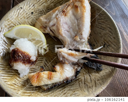 淡白な味わい♪「カンパチの塩焼き」