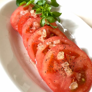 トマトとササミときゅうりのポン酢醤油サラダ