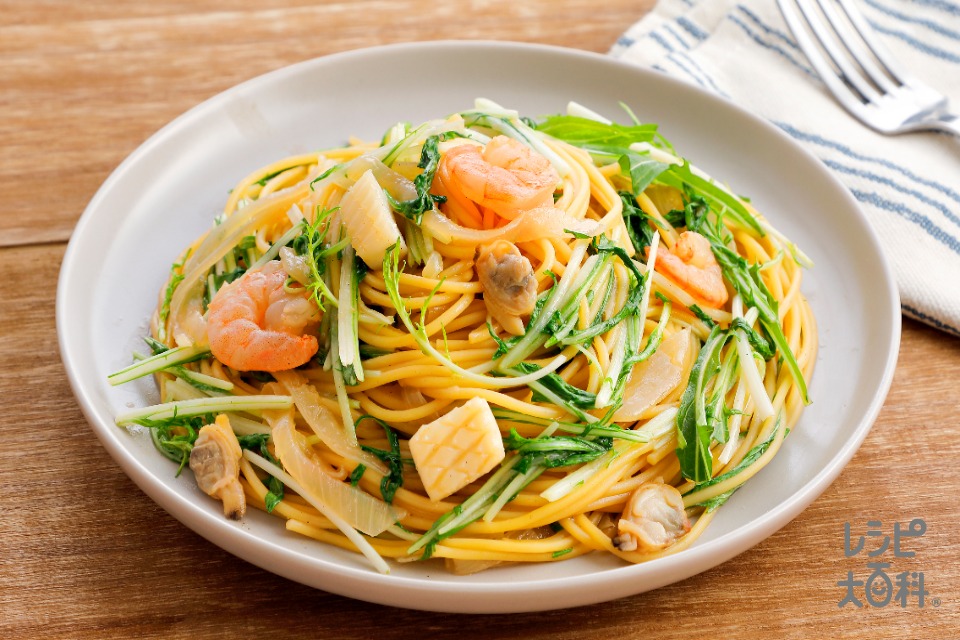 シーフードパスタ