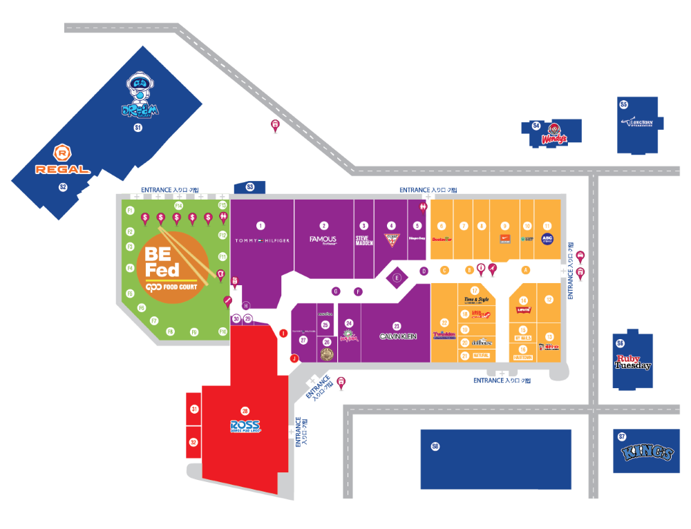 グアム プレミアアウトレット フードコート : image de Guam Premier Outlets - Tripadvisor